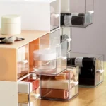 Desktop Drawer Storage Box Cosmetics Office Student Stationery Pen Dormitory Three Grid Desk Rack - Image 4