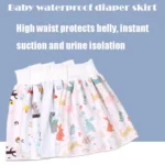Baby Water-Proof And Leak-Proof Cloth Diapers Children Washable Cotton Cloth Bed-Wetting Skirt Pants - Image 2