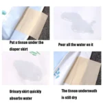 Baby Water-Proof And Leak-Proof Cloth Diapers Children Washable Cotton Cloth Bed-Wetting Skirt Pants - Image 8