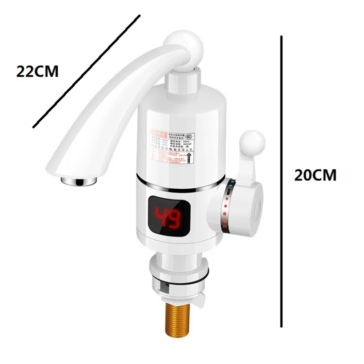 TBD0553569801_1.webp Digital Display Electric Heating Faucet Instant Hot Water Heater EU Plug - Image 7