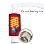 Digital Display Electric Heating Faucet Instant Hot Water Heater EU Plug - Image 2