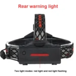 TG-TD113 T6+COB Head-Mounted USB Charging Rotating Multi-Function Headlight White Red And Green Three Light Sources Headlight - Image 3