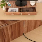 LCD Monitor Increase Rack Wooden Keyboard Rack Desktop Storage Rack Shelf - Image 3