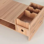 LCD Monitor Increase Rack Wooden Keyboard Rack Desktop Storage Rack Shelf - Image 6