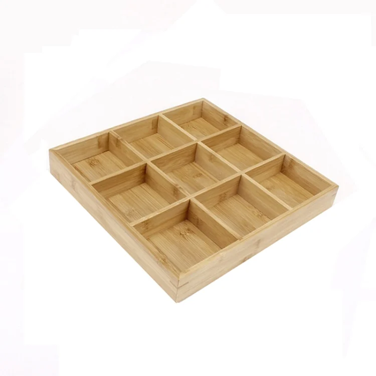 TBD0553882101.webp Hot Pot Bamboo Plate Compartmental Platter Vegetable Wood Tray Set - Image 1