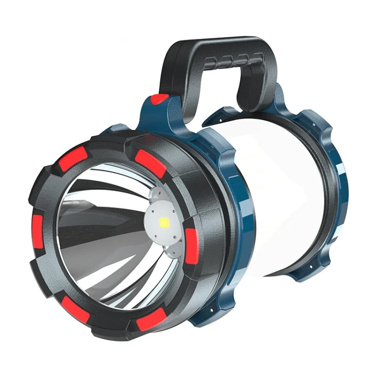 LED Mountaineering Waterproof Patrol USB Charging Flashlight with Power Bank Function