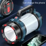 LED Mountaineering Waterproof Patrol USB Charging Flashlight with Power Bank Function - Image 2