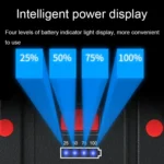 LED Mountaineering Waterproof Patrol USB Charging Flashlight with Power Bank Function - Image 6