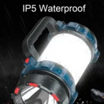 LED Mountaineering Waterproof Patrol USB Charging Flashlight with Power Bank Function - Image 9