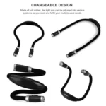 Portable U-shaped LED Flexible Handsfree Hug Neck Reading Book Lamp Torch - Image 3