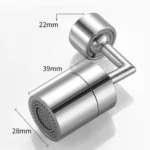 720-Degree Universal Rotating Faucet Anti-Splash Spout Filter Dual-Function Faucet - Image 7