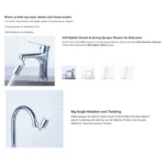 720-Degree Universal Rotating Faucet Anti-Splash Spout Filter Dual-Function Faucet - Image 2