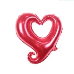 50 PCS Hollow Aluminum Heart Balloons for Wedding Party Decoration