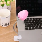 Mini Love Heart Clip LED Book Light Lamps Reading Book Desk Lamp Keyboard Light Eyes-Protect Energy Save Night Lights - Image 2