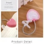 Mini Love Heart Clip LED Book Light Lamps Reading Book Desk Lamp Keyboard Light Eyes-Protect Energy Save Night Lights - Image 7