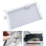 Nylon Simple Transparent Mesh Pencil Case Office School Supplies