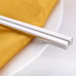 1 Pairs 304 Stainless Steel Chopsticks Non-Slip Tableware Adult Chopsticks - Image 7