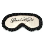 Comfortable Imitation Silk Satin Personalized Travel Sleep Mask Eye Cover - Image 2