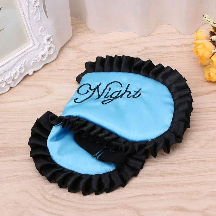 TBD055475701A_3.webp Comfortable Imitation Silk Satin Personalized Travel Sleep Mask Eye Cover - Image 4