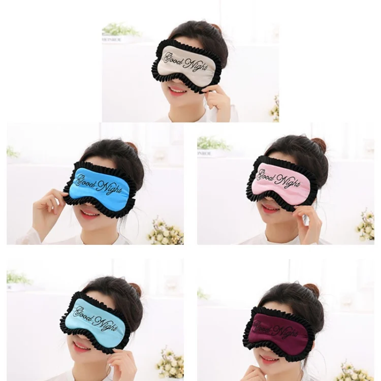 TBD055475701A_5.webp Comfortable Imitation Silk Satin Personalized Travel Sleep Mask Eye Cover - Image 6