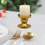 DH20-33 Geometric Round Iron Candle Holder Window Home Photo Props - Image 5