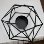 Wedding Wrought Iron Candle Holders Craft Candle Holders Home Decoration Ornaments, Size: Large - Image 4