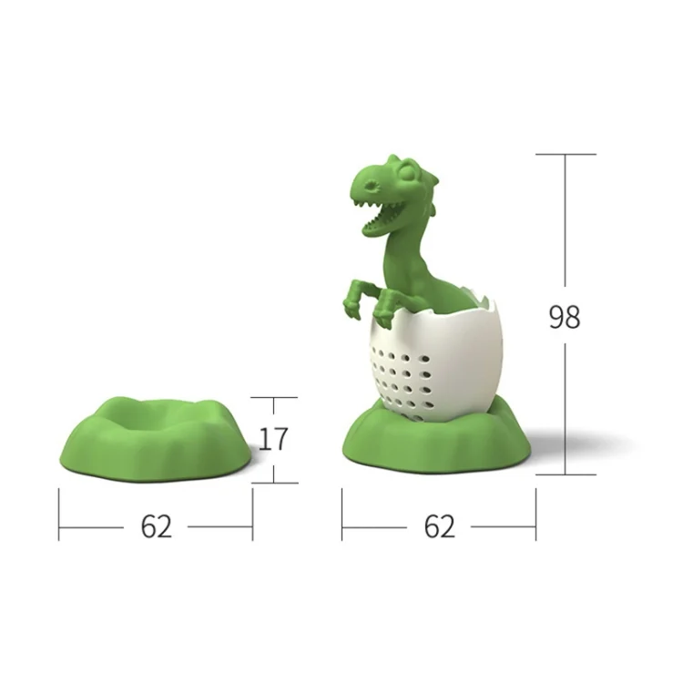 TBD0554989801_B7.webp Dinosaur Baby Silicone Tea Strainer - Image 8