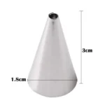 8 PCS/Set 6 Stainless Steel Nozzle Set DIY Cake Decorating Tools Silicone with EVA Cream Pastry Bag - Image 3