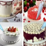 8 PCS/Set 6 Stainless Steel Nozzle Set DIY Cake Decorating Tools Silicone with EVA Cream Pastry Bag - Image 8