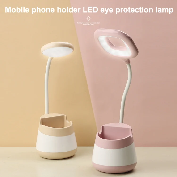 TBD0555254301_B1.webp USB Charging LED Desk Light Eye Protection Lamp with Pen Holder and Phone Holder - Image 2