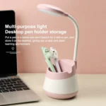 USB Charging LED Desk Light Eye Protection Lamp with Pen Holder and Phone Holder - Image 7
