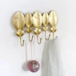 Golden Leaf Hooks Perforated Coat Hooks - Image 7