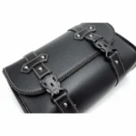 Motorcycle Saddle Bags Leather Storage Tool PU Leather Side Pouch Bags - Image 3