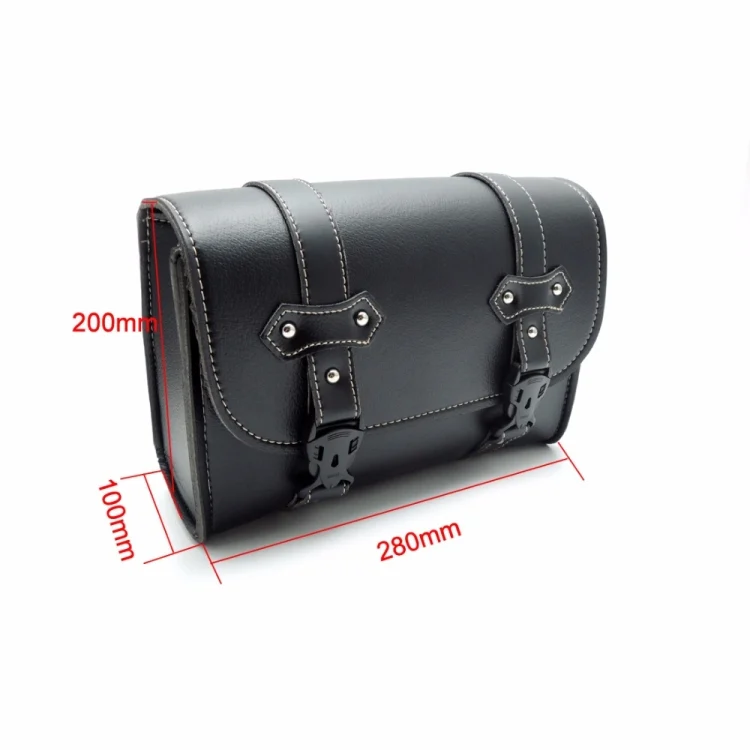 TBD055564801A_4.webp Motorcycle Saddle Bags Leather Storage Tool PU Leather Side Pouch Bags - Image 5