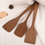 Long Handle Unpainted Chicken Wings Wooden Spatula Kitchen Utensils - Image 3