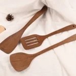 Long Handle Unpainted Chicken Wings Wooden Spatula Kitchen Utensils - Image 5