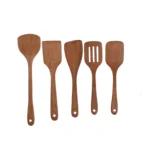 Long Handle Unpainted Chicken Wings Wooden Spatula Kitchen Utensils - Image 7