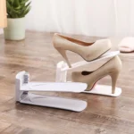 Double-Layer Adjustable Shoe Bracket Household Dustproof Shoe Storage Rack - Image 6