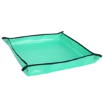100x100cm PE Home Gardening Planting Operation Mat Green Plant Changing Pot Mixing Soil Waterproof Flower Mat - Image 2