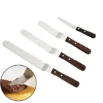 Wooden Handle Spatula Baking Stainless Steel Cake Straight Knife - Image 3