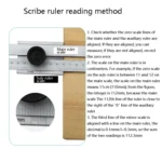 Portable Woodworking Scribing Marker Ruler - Image 8