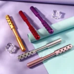 30 Germanium Massage Beauty Stick Roller V-shaped Beauty Instrument Facial Massager Random Colour Delivery - Image 12
