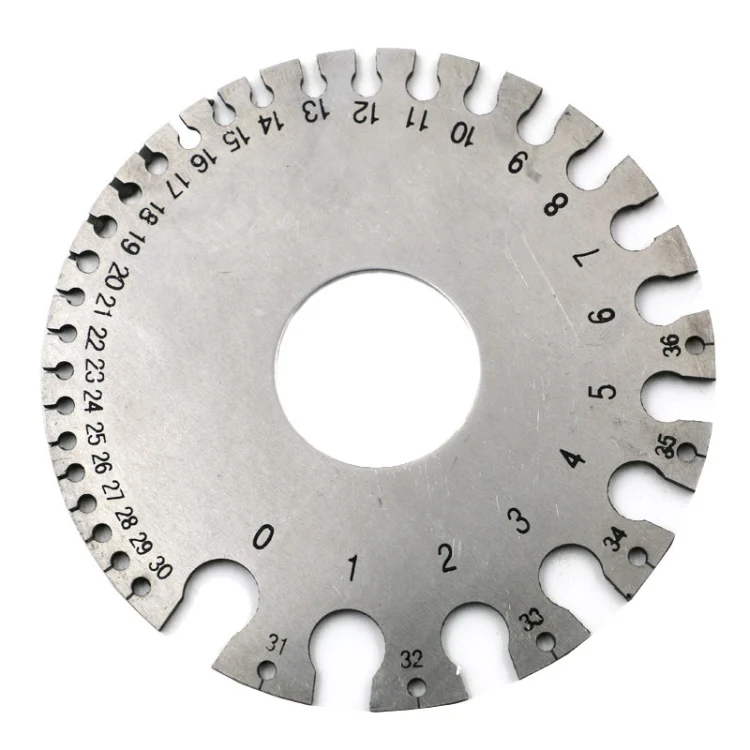 Stainless Steel Wire Gauge Model Weld Inspection Ruler Thickness Ruler Wire Welding Gauge