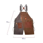 Denim Apron Barber Milk Tea Shop Waiter Overalls - Image 2