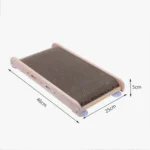 Solid Wood Vertical Cat Claw Board Corrugated Sofa Anti-Scratch Cat Toy - Image 2