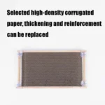 Solid Wood Vertical Cat Claw Board Corrugated Sofa Anti-Scratch Cat Toy - Image 4