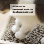 Solid Wood Vertical Cat Claw Board Corrugated Sofa Anti-Scratch Cat Toy - Image 6