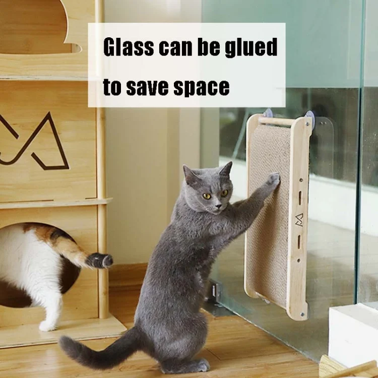 TBD0556526301_B6.webp Solid Wood Vertical Cat Claw Board Corrugated Sofa Anti-Scratch Cat Toy - Image 7