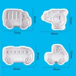 3 Sets Plastic Decorative Biscuit Mold Transportation Tool Series Biscuit Spring Mold - Image 6