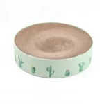Round Corrugated Cat Scratcher Claw Sharpener Toy Bed - Image 10